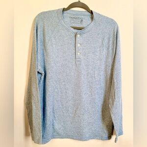 Faherty MENS cloud cotton lightweight long sleeve Henley